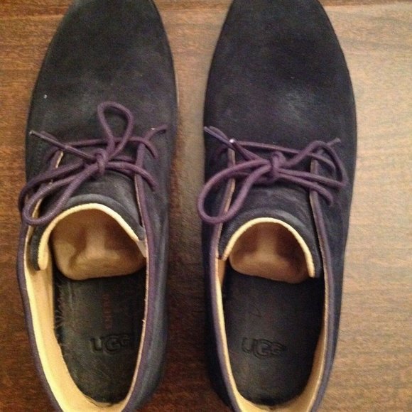 UGG Men's Cali Navy Suede Chukka Boots 12M - New in Box - Picture 6 of 8